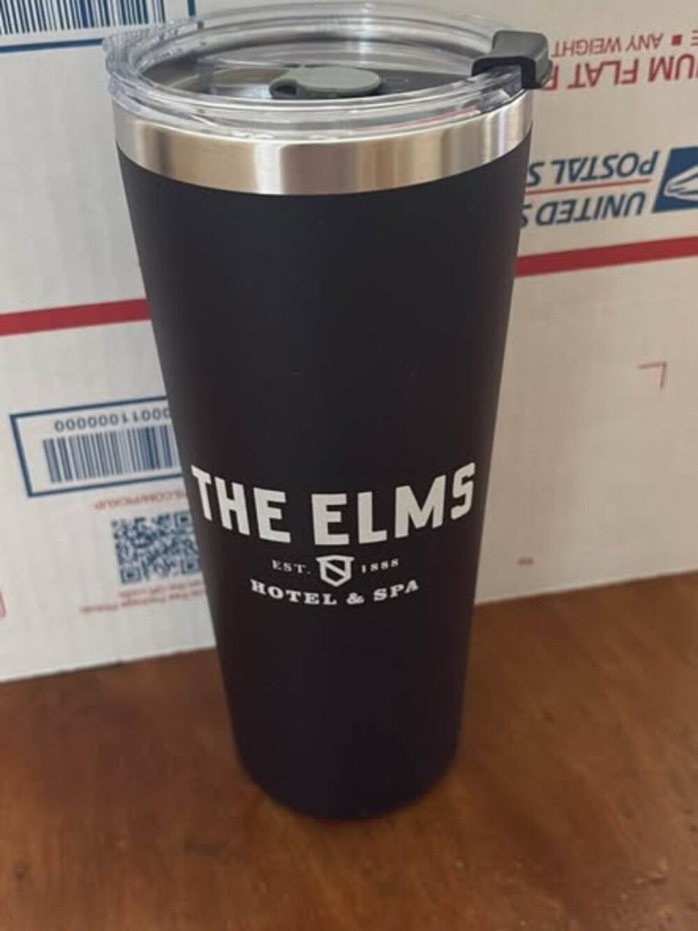 Elms Hotel and spa tumbler 16 oz